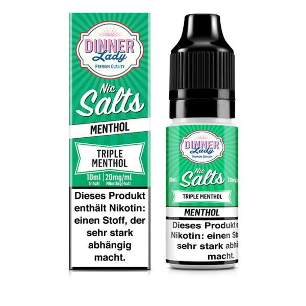 Liquid Nikotinsalz 50/50 - Triple Menthol Dinner Lady 10ml