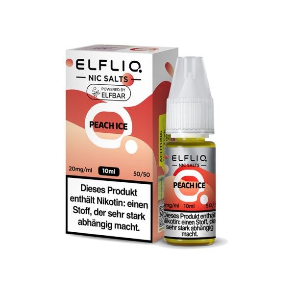 Liquid Nikotinsalz Peach Ice ELFLIQ 10ml