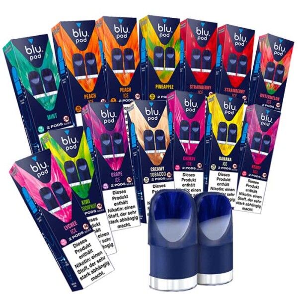 Pod mit Liquid für blu Bar kit 2x2ml