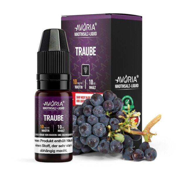 Liquid Nikotinsalz Traube Avoria 10ml