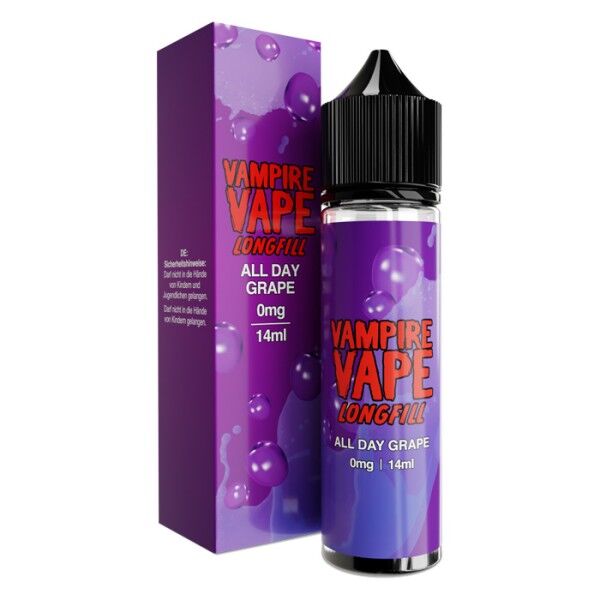 Aroma (Longfill) Vampire Vape - All Day Grape 14ml (60ml Flasche)