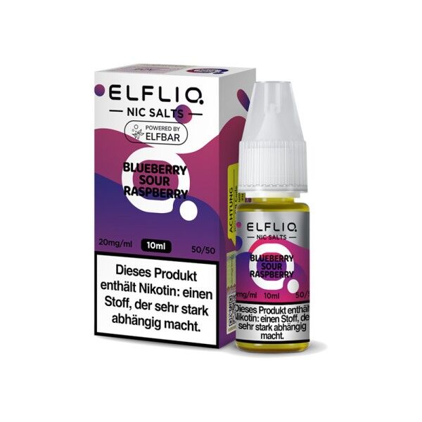 Liquid Nikotinsalz Blueberry Sour Raspberry ELFLIQ 10ml