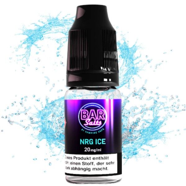 Liquid Nikotinsalz Bar Salts - NRG (Energy) Ice Vampire Vape 10ml