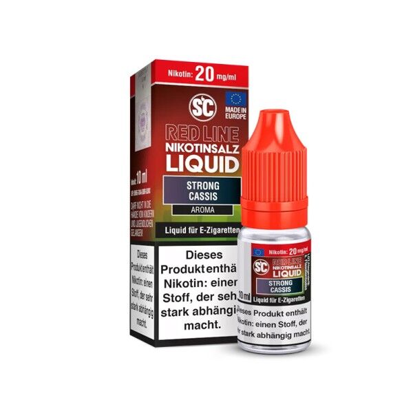 Liquid Nikotinsalz Red Line Strong Cassis SC 10ml